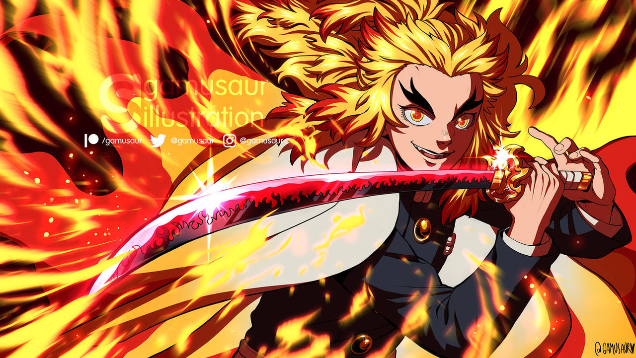 Kyojuro Rengoku by Gamusaur on DeviantArt