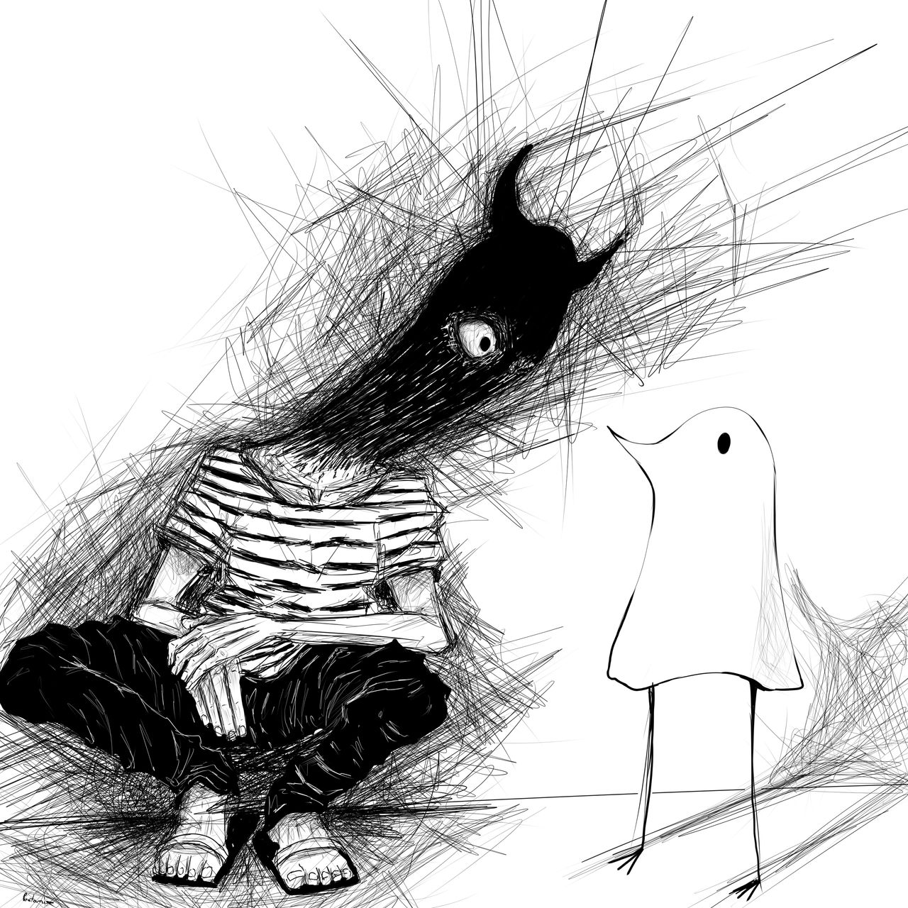 Oyasumi Punpun by poetanix1 on DeviantArt