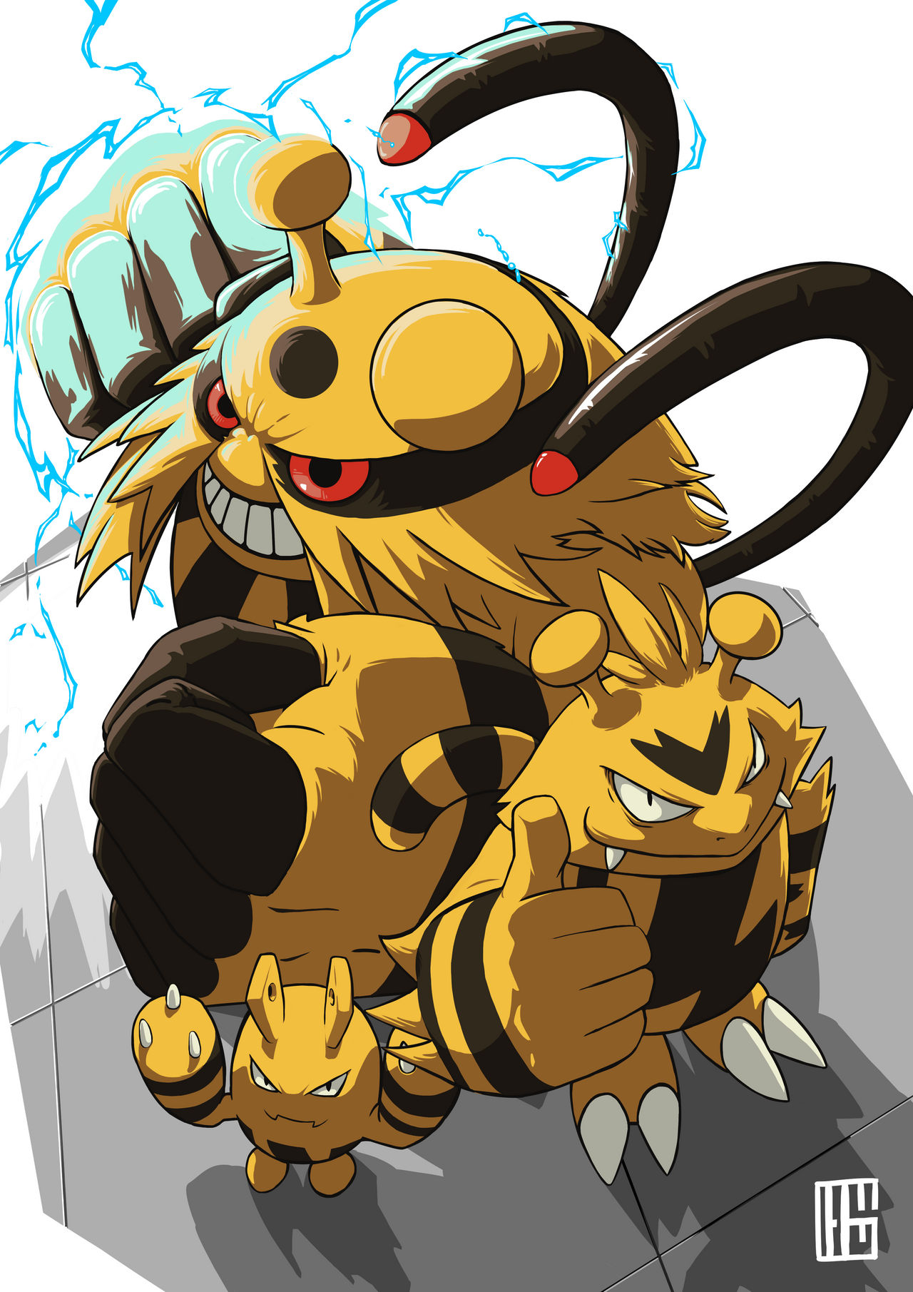 Belectabuzz ElectaEvolution by haillustration on DeviantArt