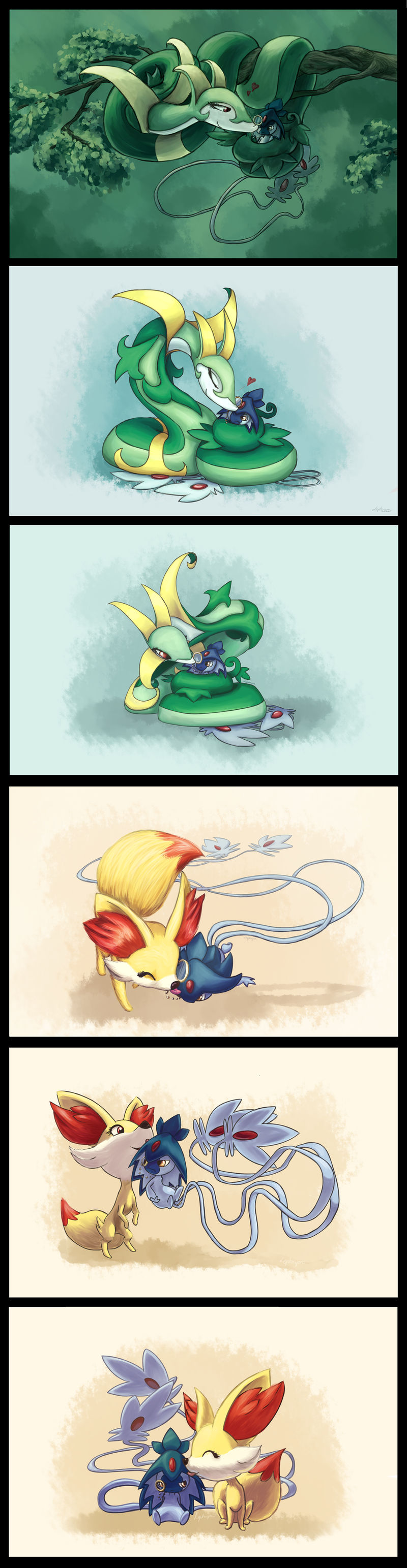 Commission for Genuine-Azelf by Leptocyon on DeviantArt