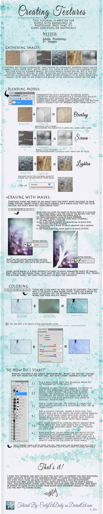 Creating Textures by carlyartdaily on DeviantArt