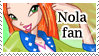Nola fan stamp by Wonderclubstock
