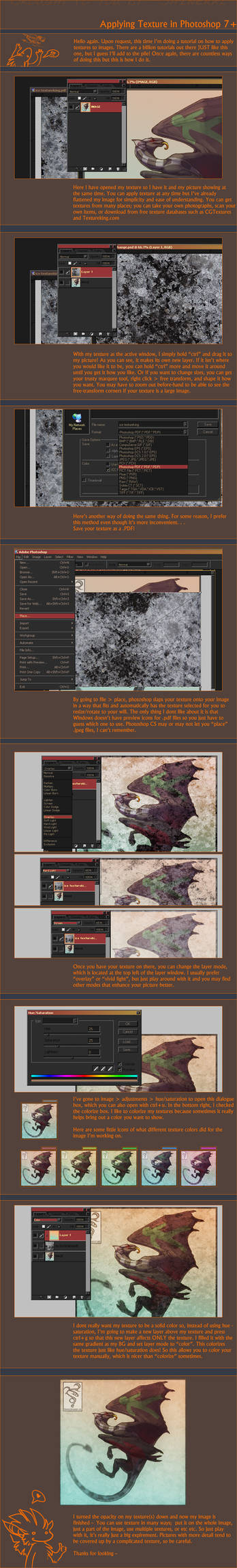 Tutorial: Applying Texture by Shinerai