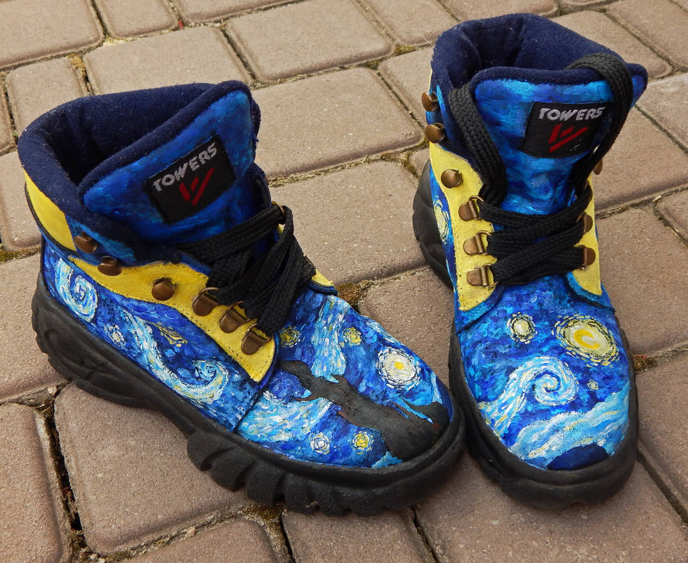 Custom Deviantart Shoes Shoes I decorated by LastivkaDiana on DeviantArt