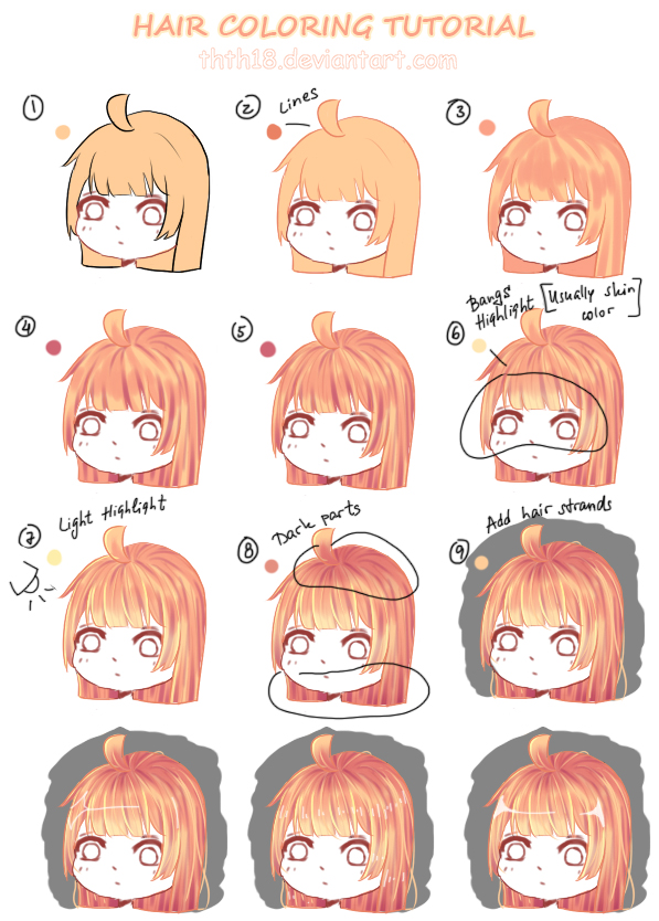 Hair Coloring Tutorial by thth18 on DeviantArt