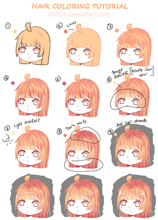 Hair Coloring Tutorial by Marimari999 on DeviantArt