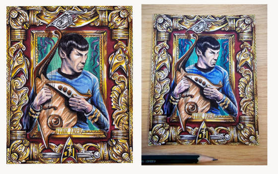 Spock with Vulcan Lute