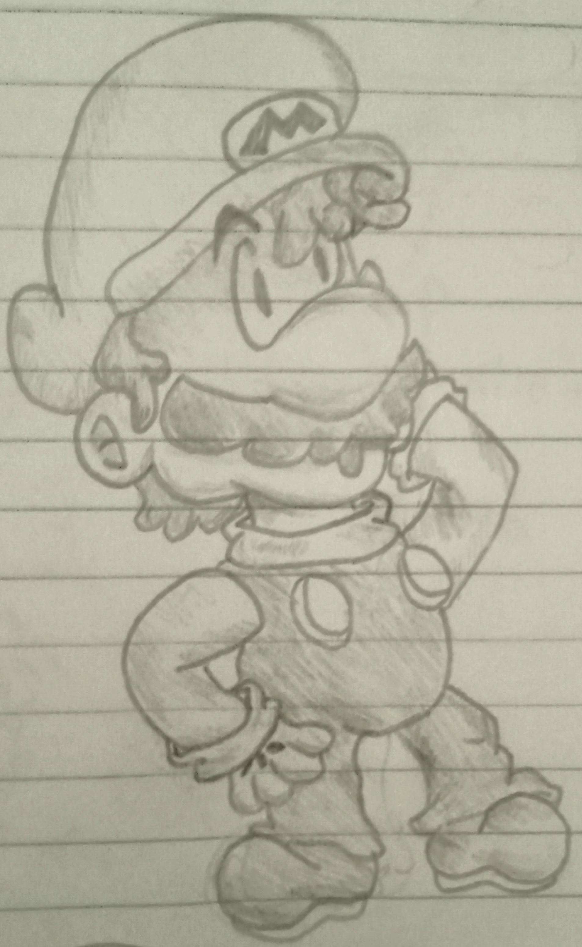 An Older Mario Drawing by Mario1289 on DeviantArt