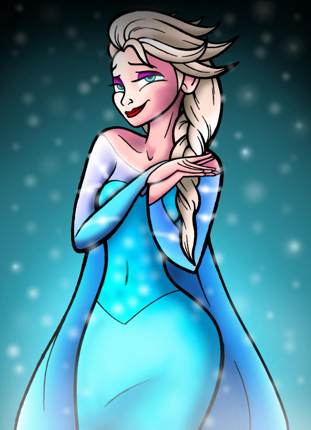 Iron Elsa Deviantart Elsa by TonyNeely on DeviantArt
