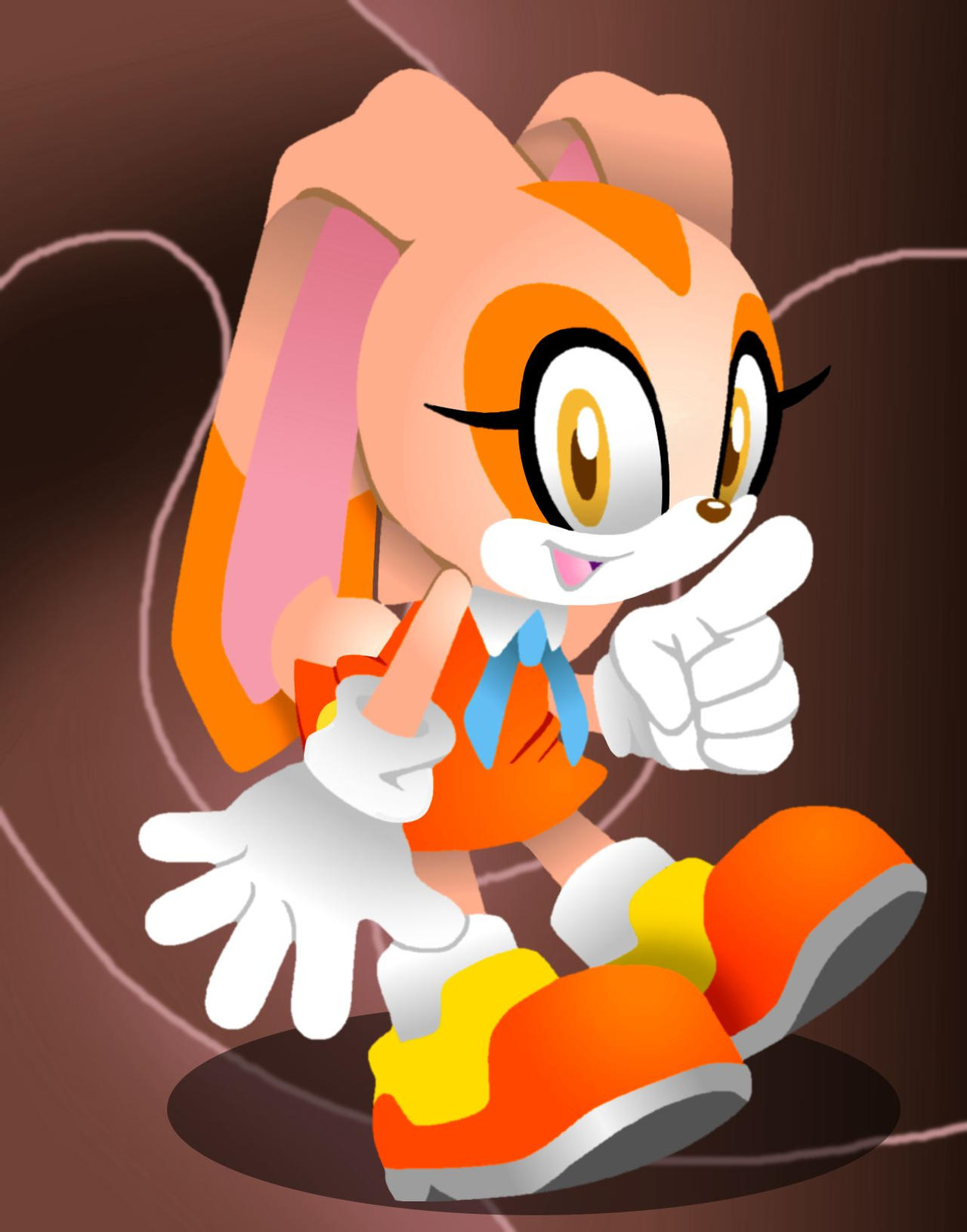 Cream The Rabbit Back View Cream the Rabbit by TonyNeely on DeviantArt