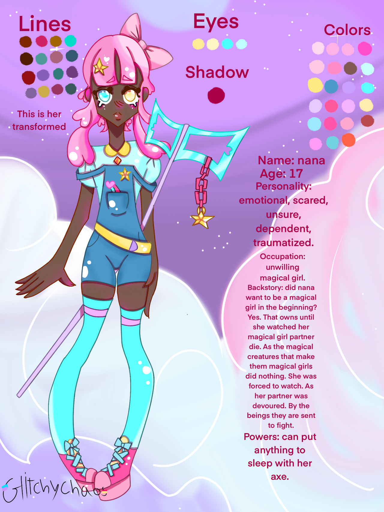 Magical girl oc! by Glitchychaos on DeviantArt