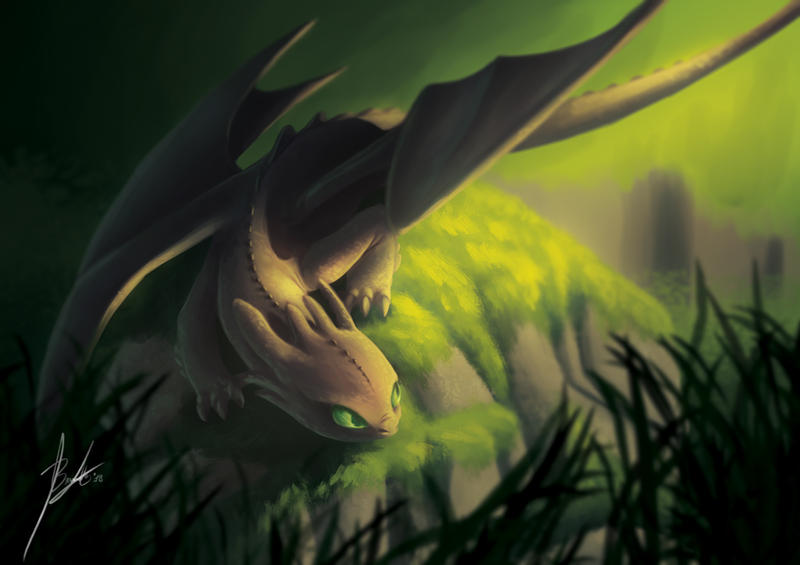 Redrawing old art! - Toothless by Brenda9611 on DeviantArt