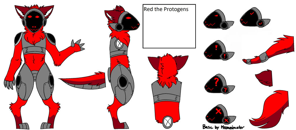 Red the Protogen (Work in Progress) Update by RedtheProtogen on DeviantArt