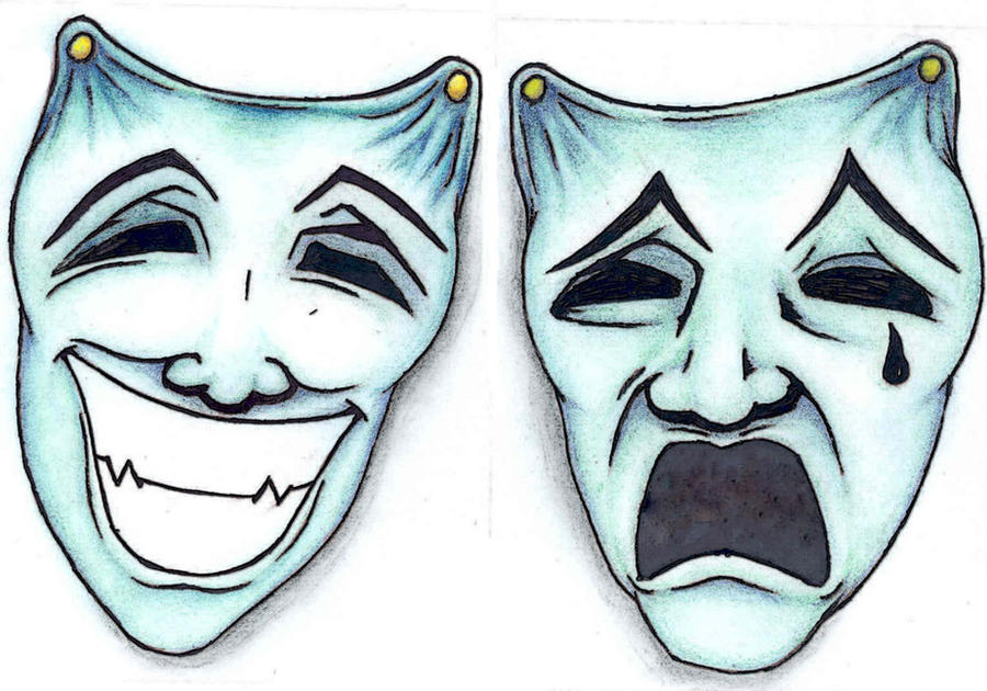 Маски театра рисунок. Театральные маски эскиз. Веселая маска. Грустная маска. Эскиз маски.