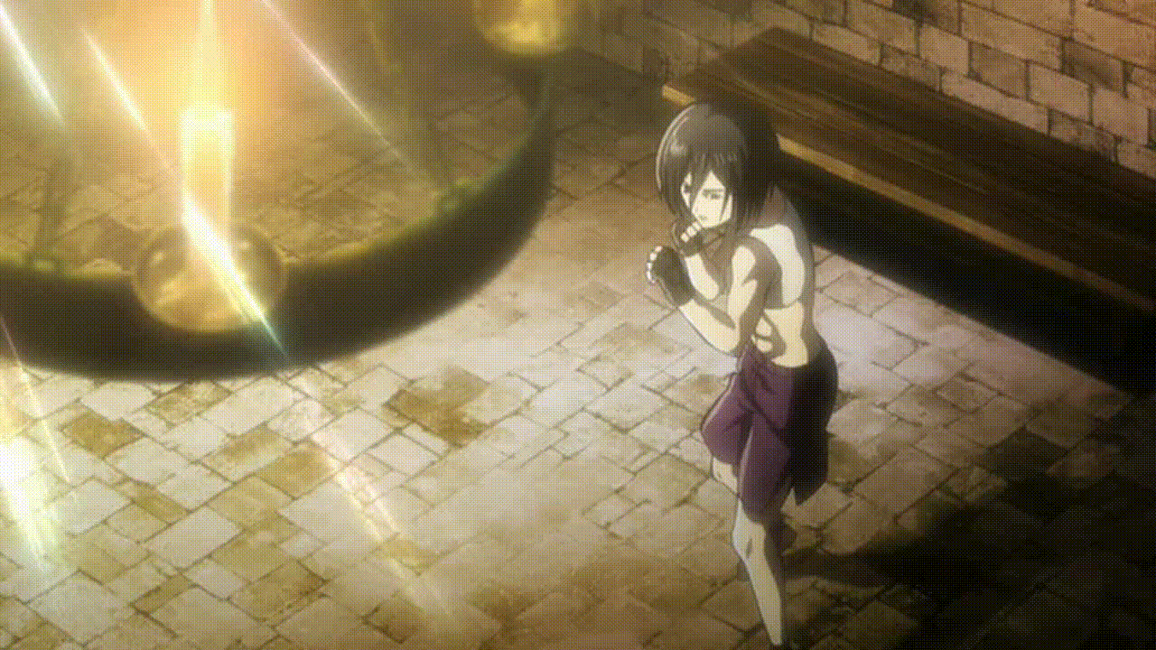 Mikasa Workout Gif By Repinscourge On Deviantart
