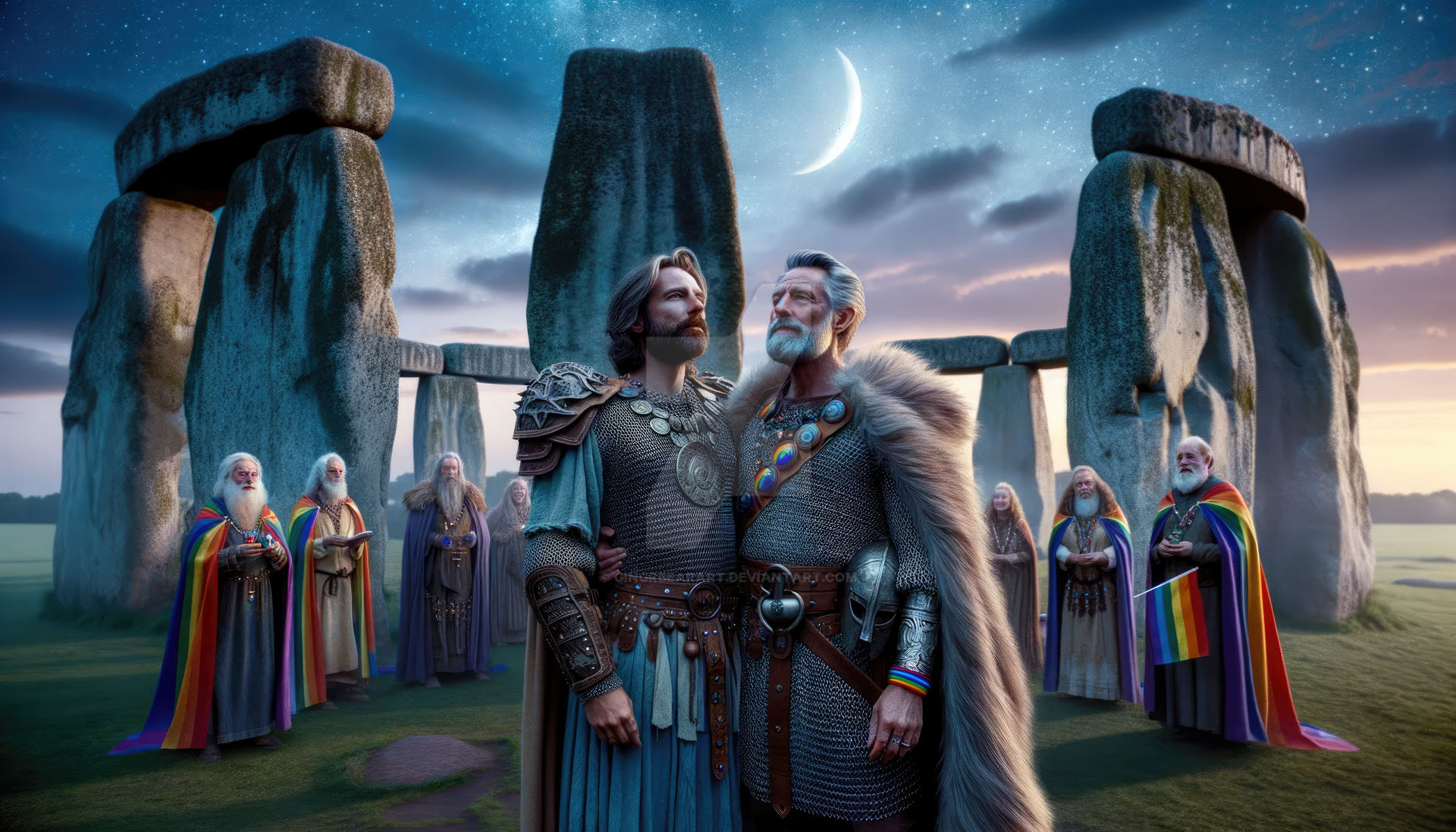 Unity Beneath the Cosmic Veil by gingrbearart on DeviantArt