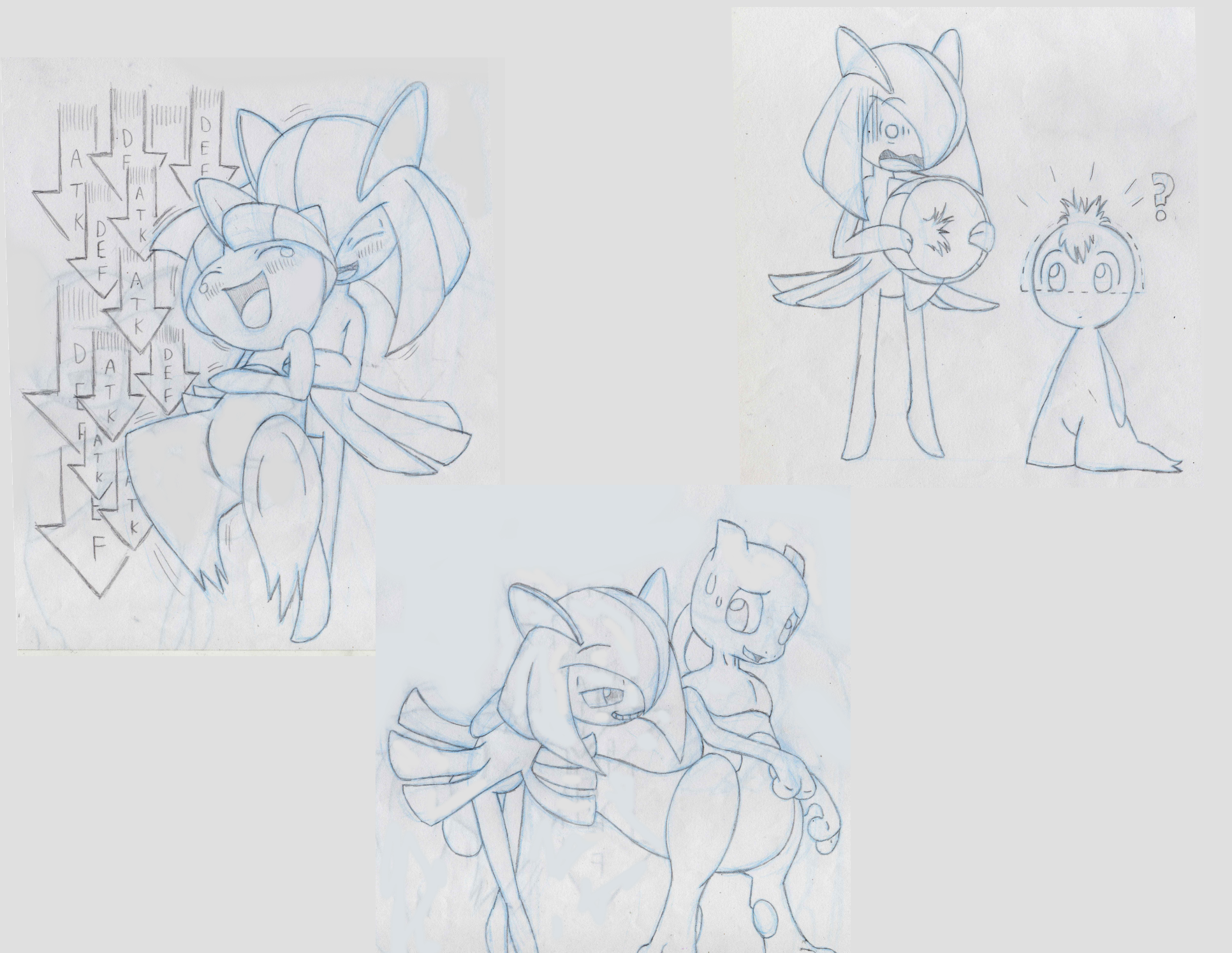 Lost Kirlia sketches