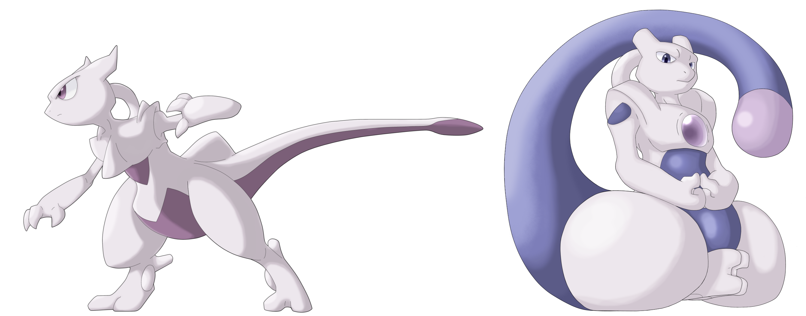 Mewtwo Speed and Zen Formes