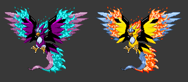 Articzapmolt Sprite Fusion By Esepibe On Deviantart