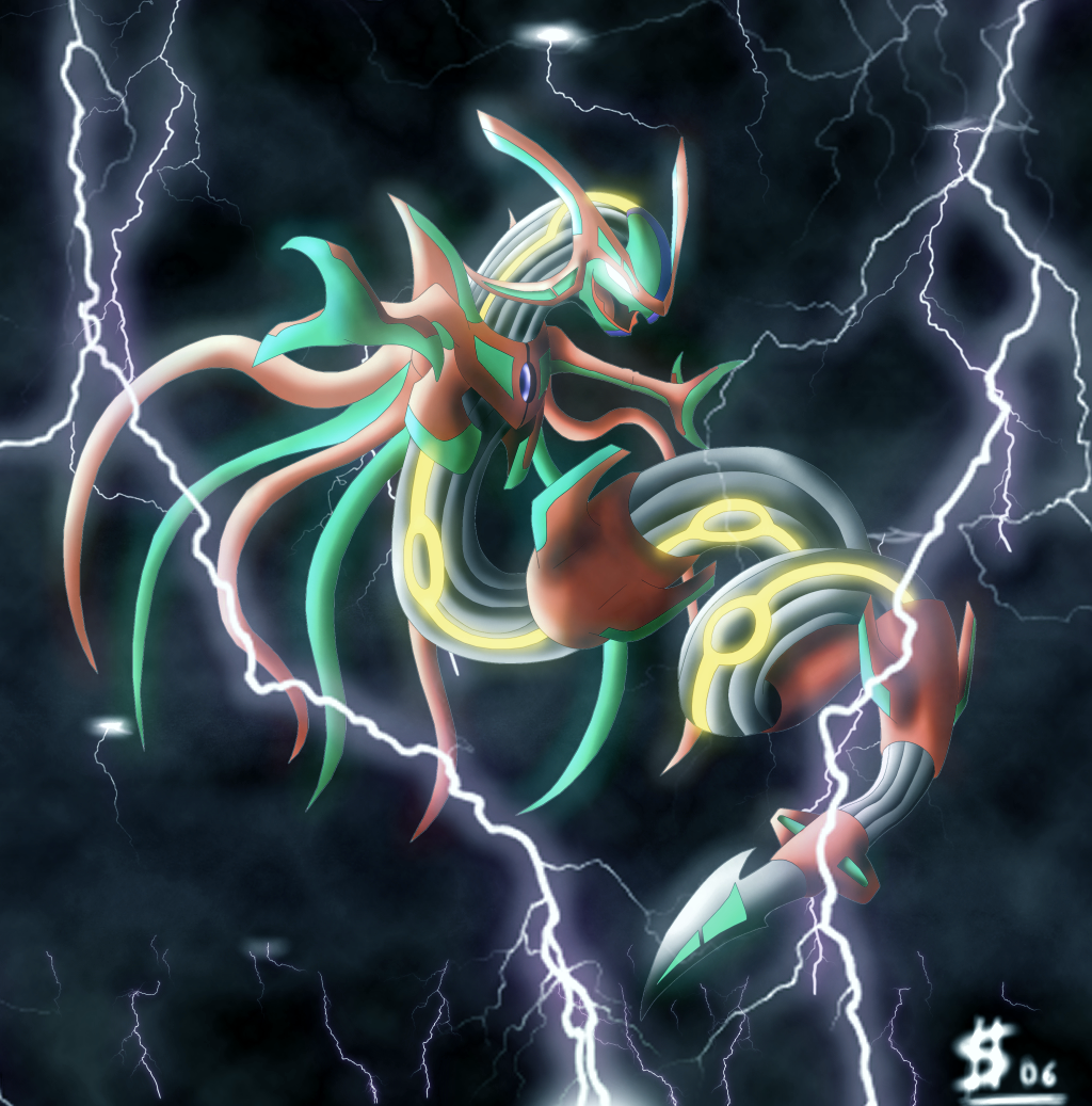 384 - Rayquaza by eevee on DeviantArt