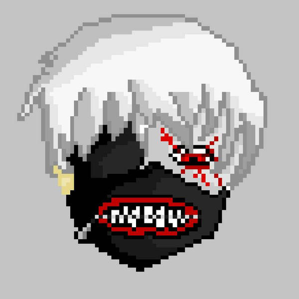 Pixel Tokyo Ghouls Kaneki By MRH XIII On DeviantArt.