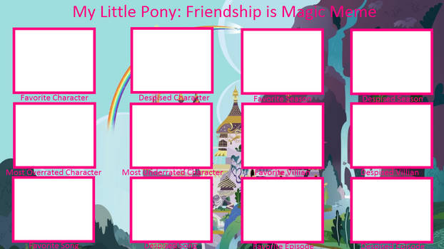 My Little Pony Controversy Meme Blank