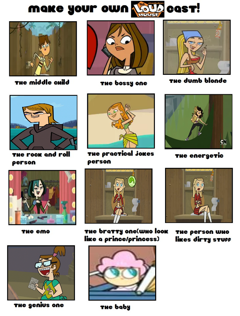 Make your own Loud House cast meme (my version) by Kayalovesu on