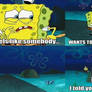Snowplow and Tank spy on Spongebob