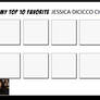 Top 10 Jessica DiCicco Characters Blank Meme