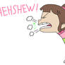 Audrey gets the Sneezes!