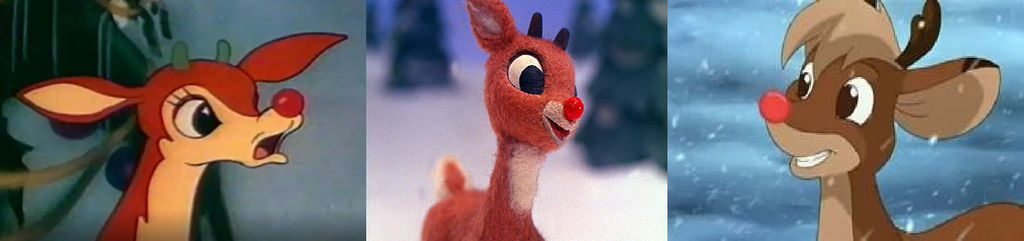 Different Versions of Rudolph by DEEcat98 on DeviantArt