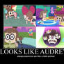 Wild Animal Audrey Motivational Poster