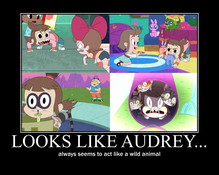 Wild Animal Audrey Motivational Poster