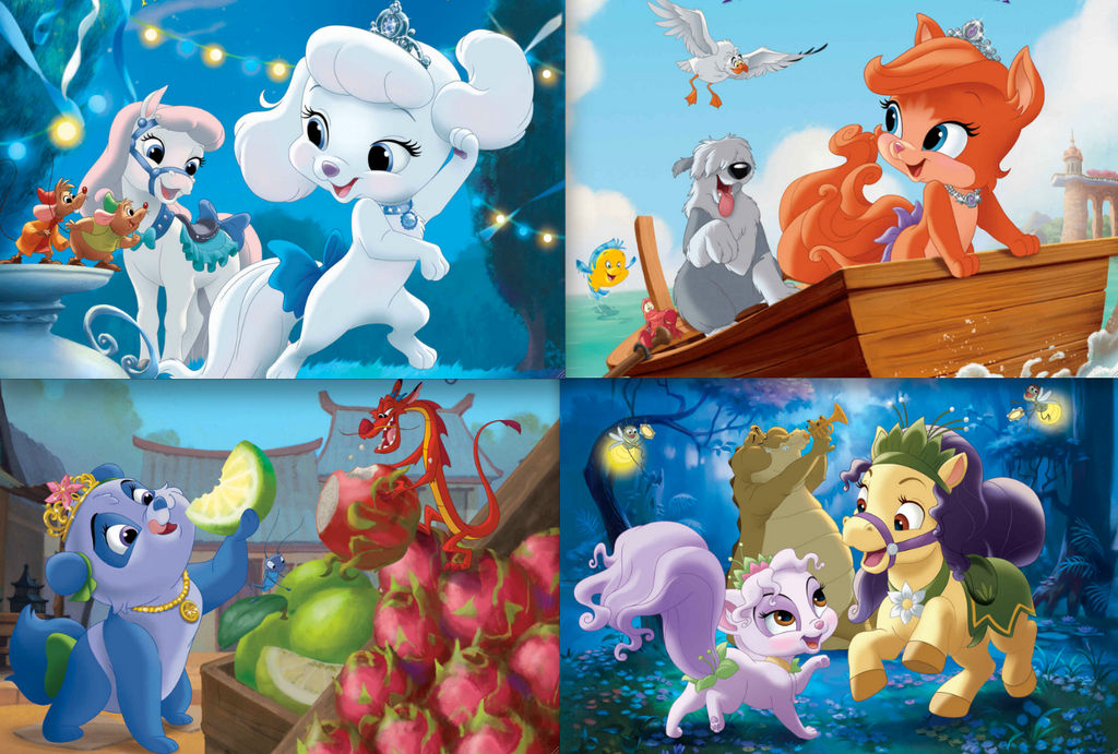 The Palace Pets with the Animal Companions