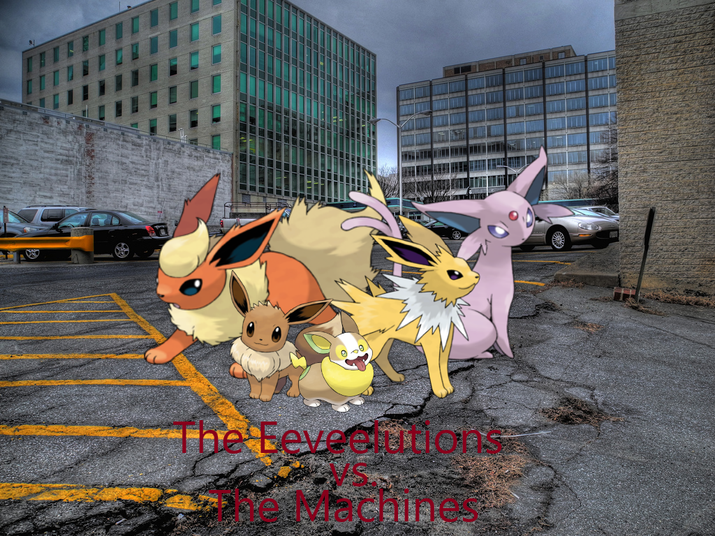 The Eeveelutions vs The Machines Poster