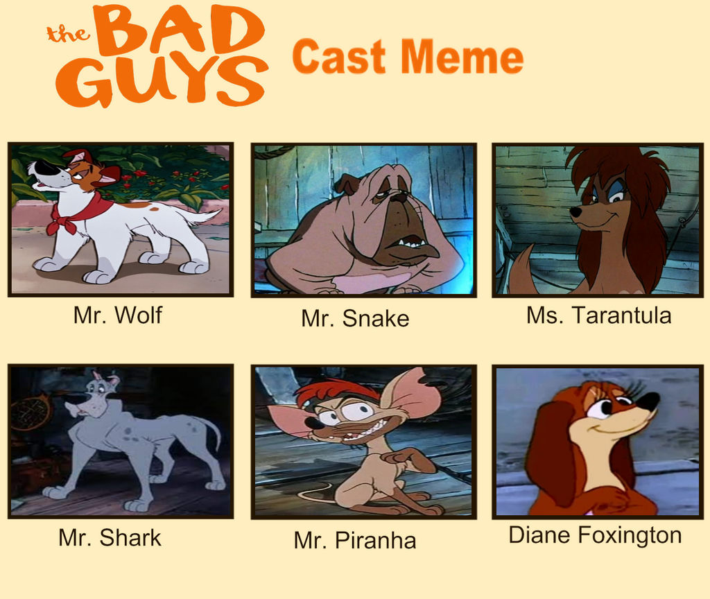 Oliver and Company The Bad Guys Cast