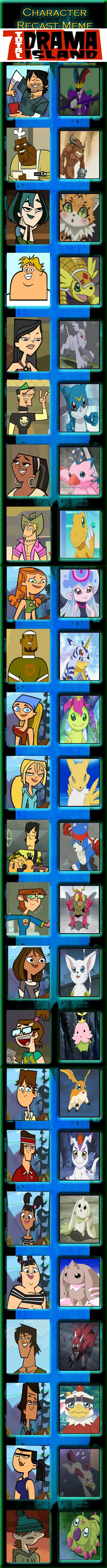 Total Digimon Island Recast Meme