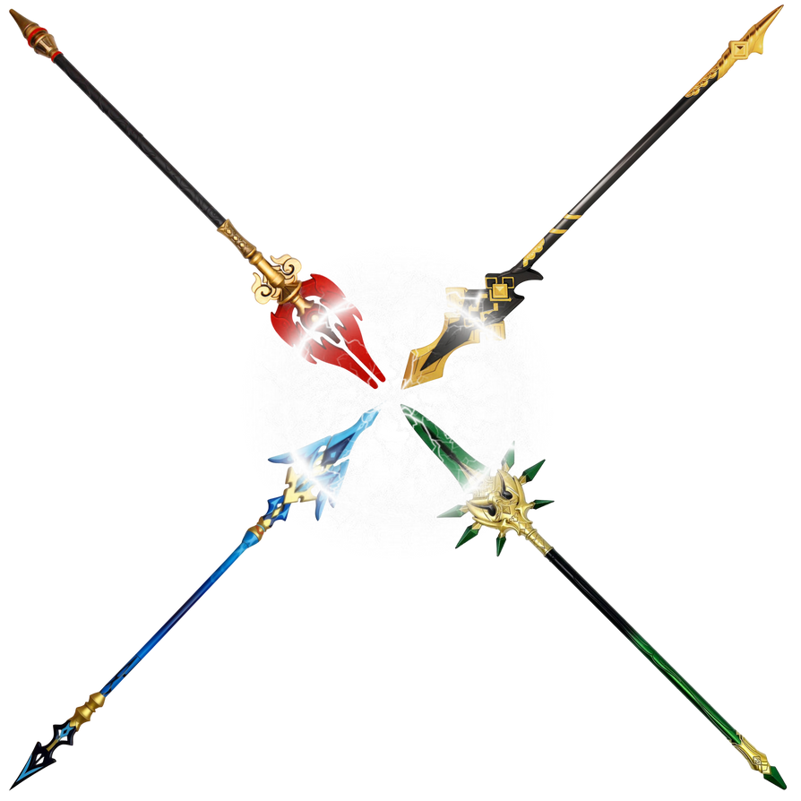 Power Rangers Mythic Heroes - Mythic Spears by RabbitRangerCZ on DeviantArt