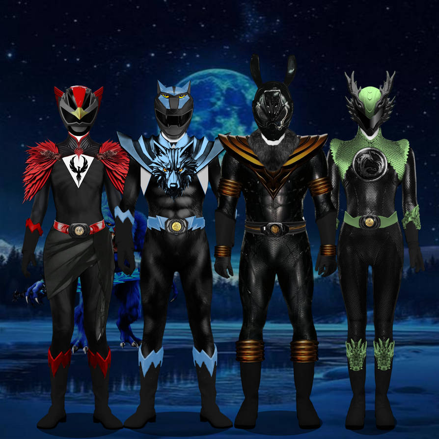 Power Rangers Mythic Heroes - Dark Rangers by RabbitRangerCZ on DeviantArt