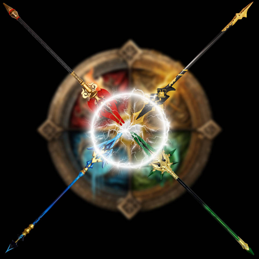 Power Rangers Mythic Heroes - Mythic Spears by RabbitRangerCZ on DeviantArt