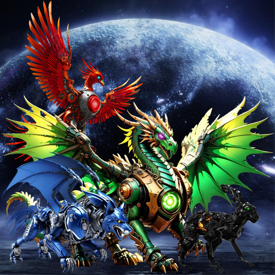 Power Rangers Mythic Heroes - Mythic Zords by RabbitRangerCZ on DeviantArt