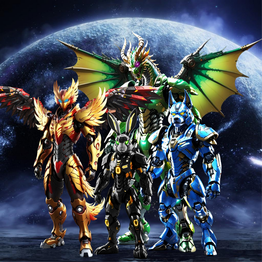 Power Rangers Mythic Heroes - Elemental Zords by RabbitRangerCZ on ...