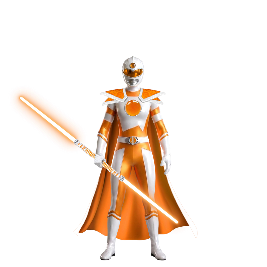 Orange Sentai Ranger Orange Jedi Ranger by RabbitRangerCZ on DeviantArt
