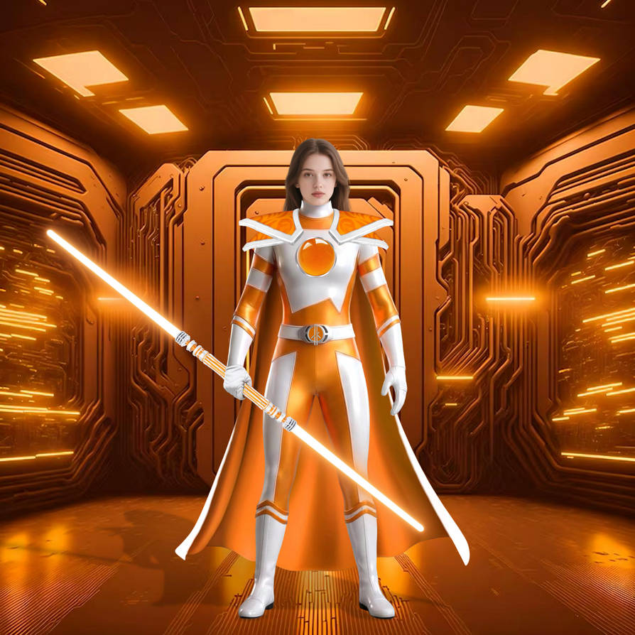 Orange Beard Ranger Orange Jedi Ranger by RabbitRangerCZ on DeviantArt