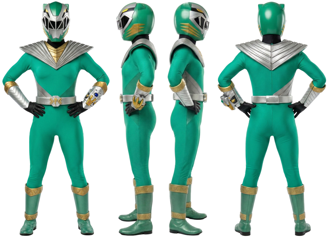 Green Cosmic Fury Ranger by RabbitRangerCZ on DeviantArt
