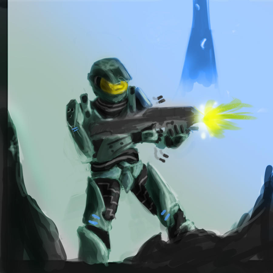 Halo fan art by KnutAndersen on DeviantArt