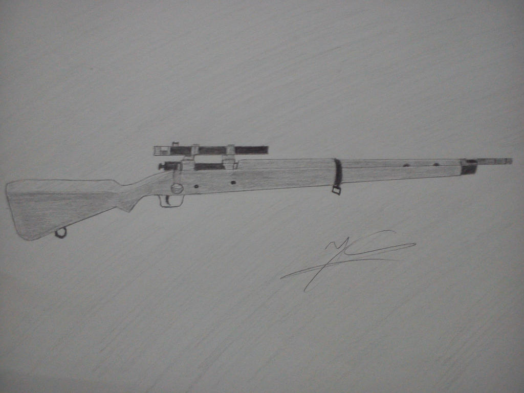 WW2 Sniper Rifle Springfield M1903A4 by thecasi47 on DeviantArt