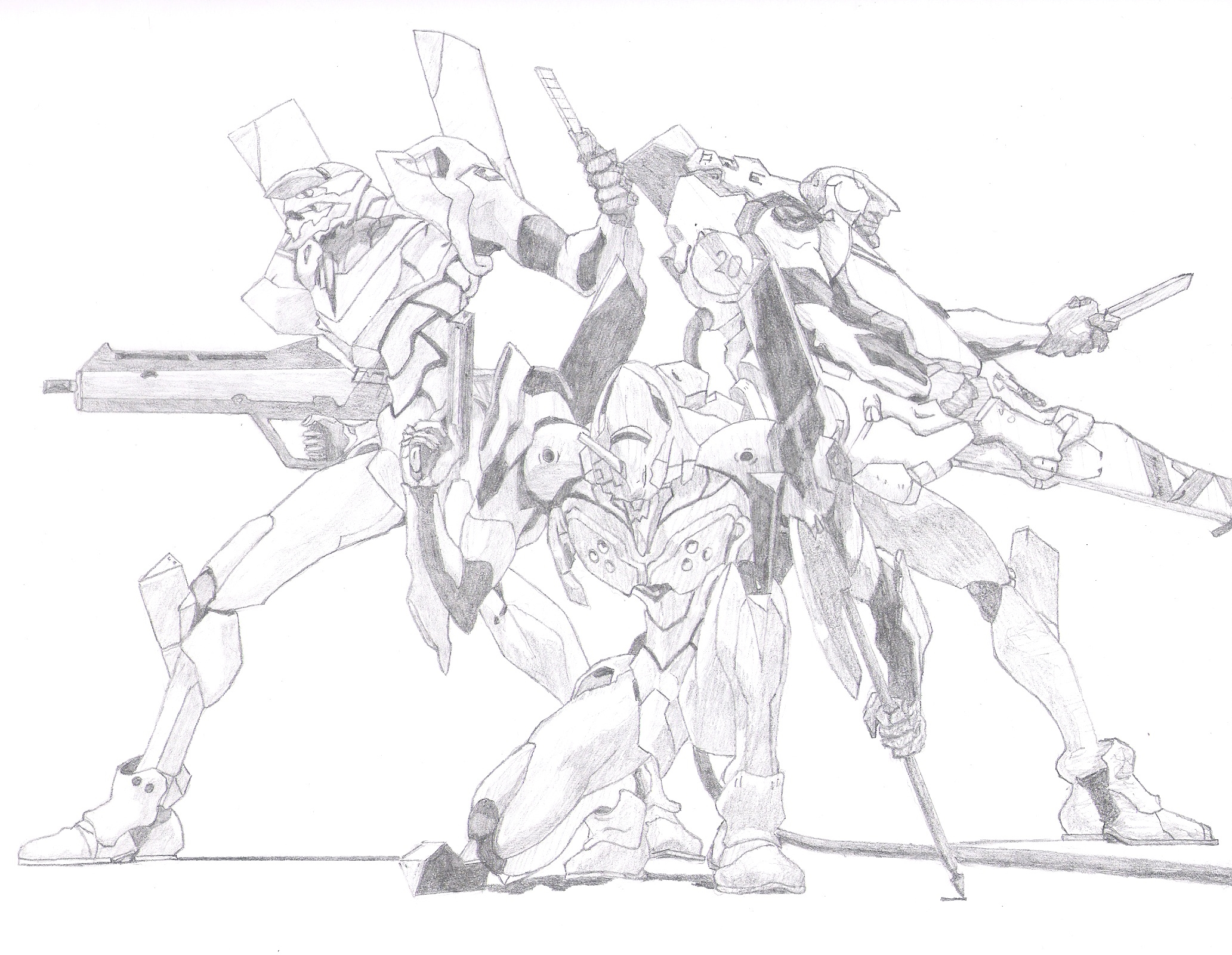 Neon Genesis Evangelion Drawing 001 by Vaultapple on DeviantArt