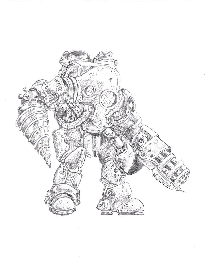 Bioshock Drawing 002 by Vaultapple on DeviantArt
