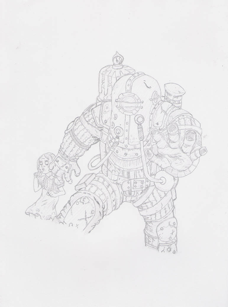 Bioshock Drawing 003 by Vaultapple on DeviantArt